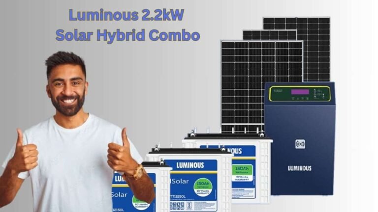 Luminous 2.2 kw solar hybrid combo price