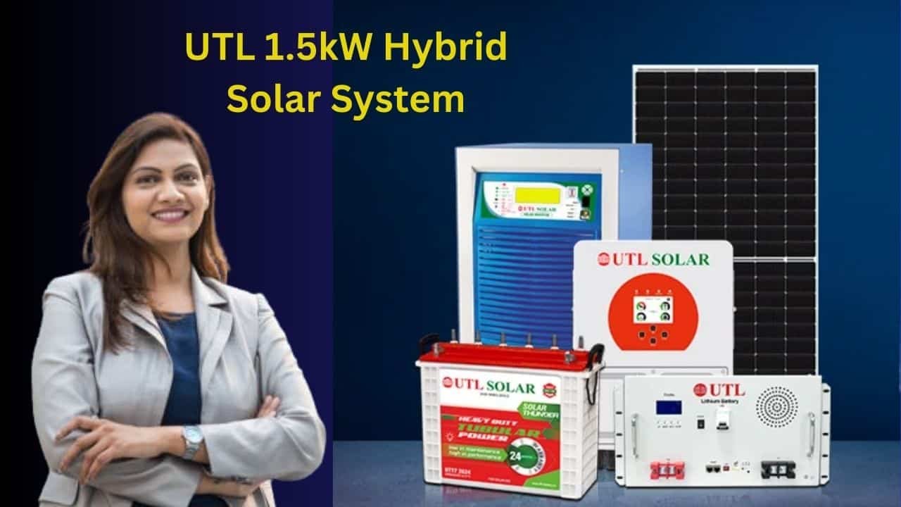 Utl 1.5 kw hybrid solar system price