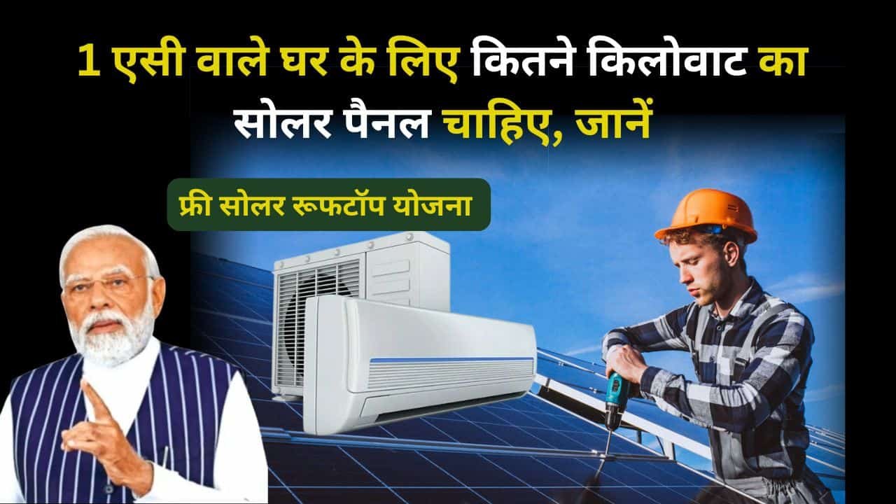 Solar panel requirement for 1 AC