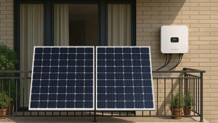 Sungrow ECO-Balcony Solar Setup